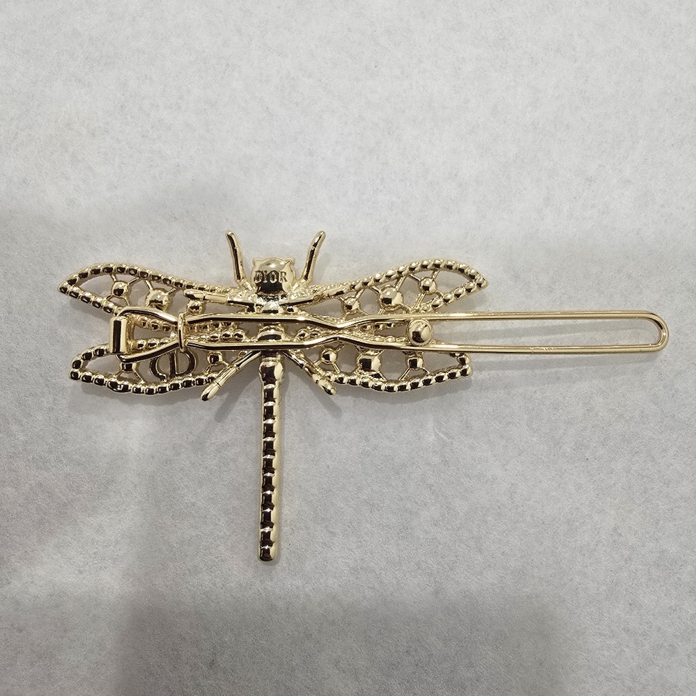 Dior Dragonfly Crystal Hair Clip - Picture 3 of 12